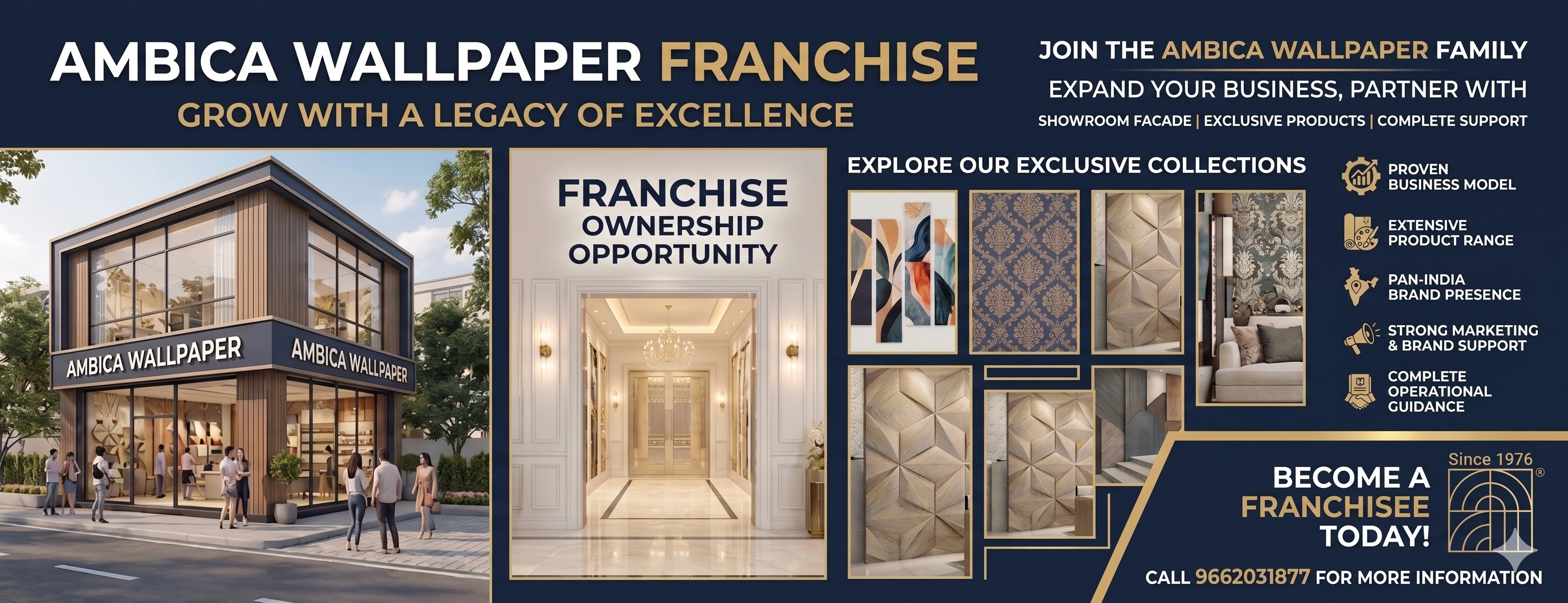 Ambica WallPaper FranchiseDeal India